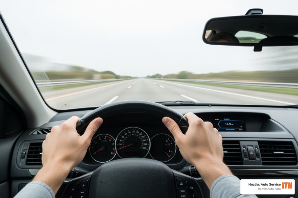 steering wheel shaking at high speed