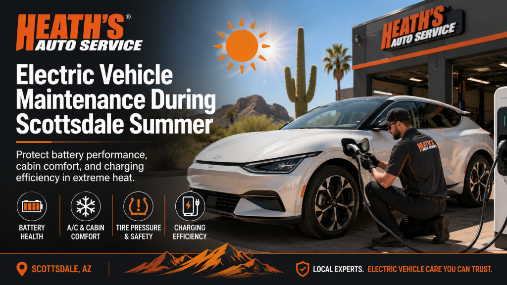 Electric Vehicle Maintenance During Scottsdale Summer