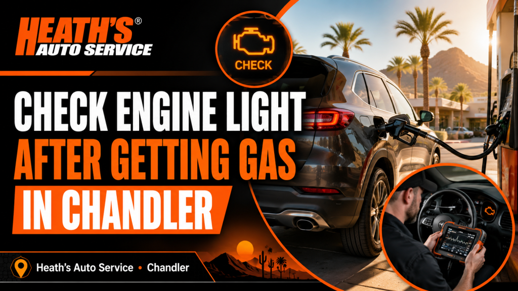 Check Engine Light After Getting Gas in Chandler